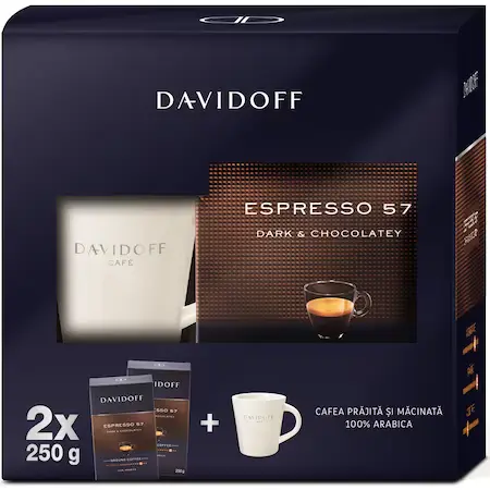 Cafea macinată vidată Davidoff Café